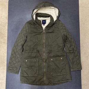 GAP Winter Coat Faux Fur Inside